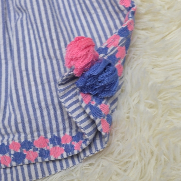 Vineyard Vines Blue and Pink High Waist Shorts - Picture 3 of 4